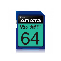 Produktbild för ADATA Premier Pro - flash-minneskort - 64 GB - SDXC UHS-I