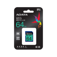 Produktbild för ADATA Premier Pro - flash-minneskort - 64 GB - SDXC UHS-I