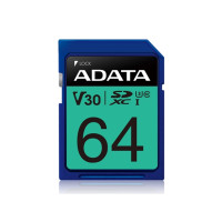 Produktbild för ADATA Premier Pro - flash-minneskort - 64 GB - SDXC UHS-I