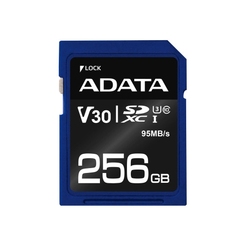 A-Data Technology ADATA Premier Pro - flash-minneskort - 256 GB - SDXC UHS-I - Övrigt inom minneskort