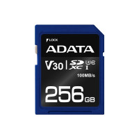 Produktbild för ADATA Premier Pro - flash-minneskort - 256 GB - SDXC UHS-I