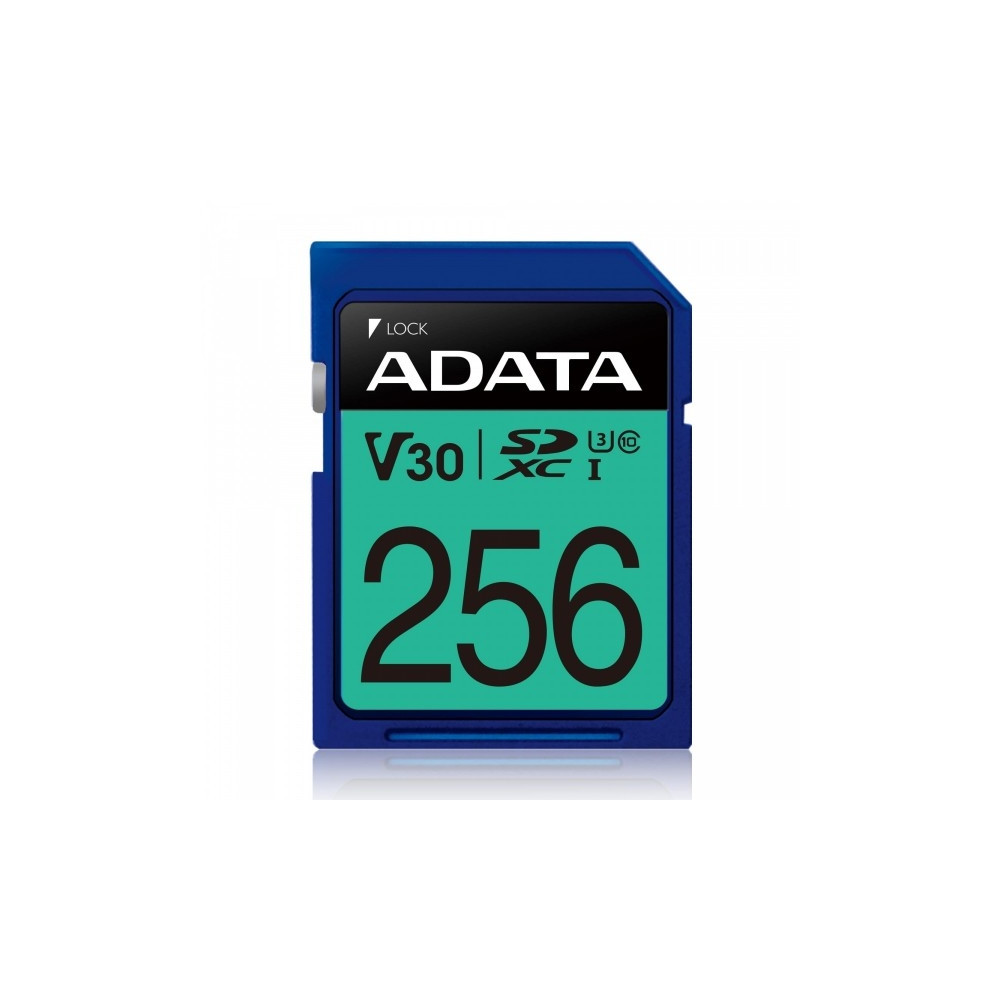 Produktbild för ADATA Premier Pro - flash-minneskort - 256 GB - SDXC UHS-I