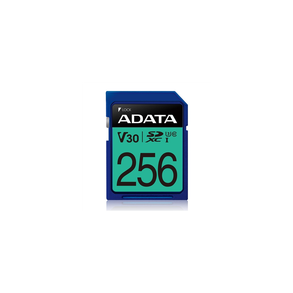 Produktbild för ADATA Premier Pro - flash-minneskort - 256 GB - SDXC UHS-I