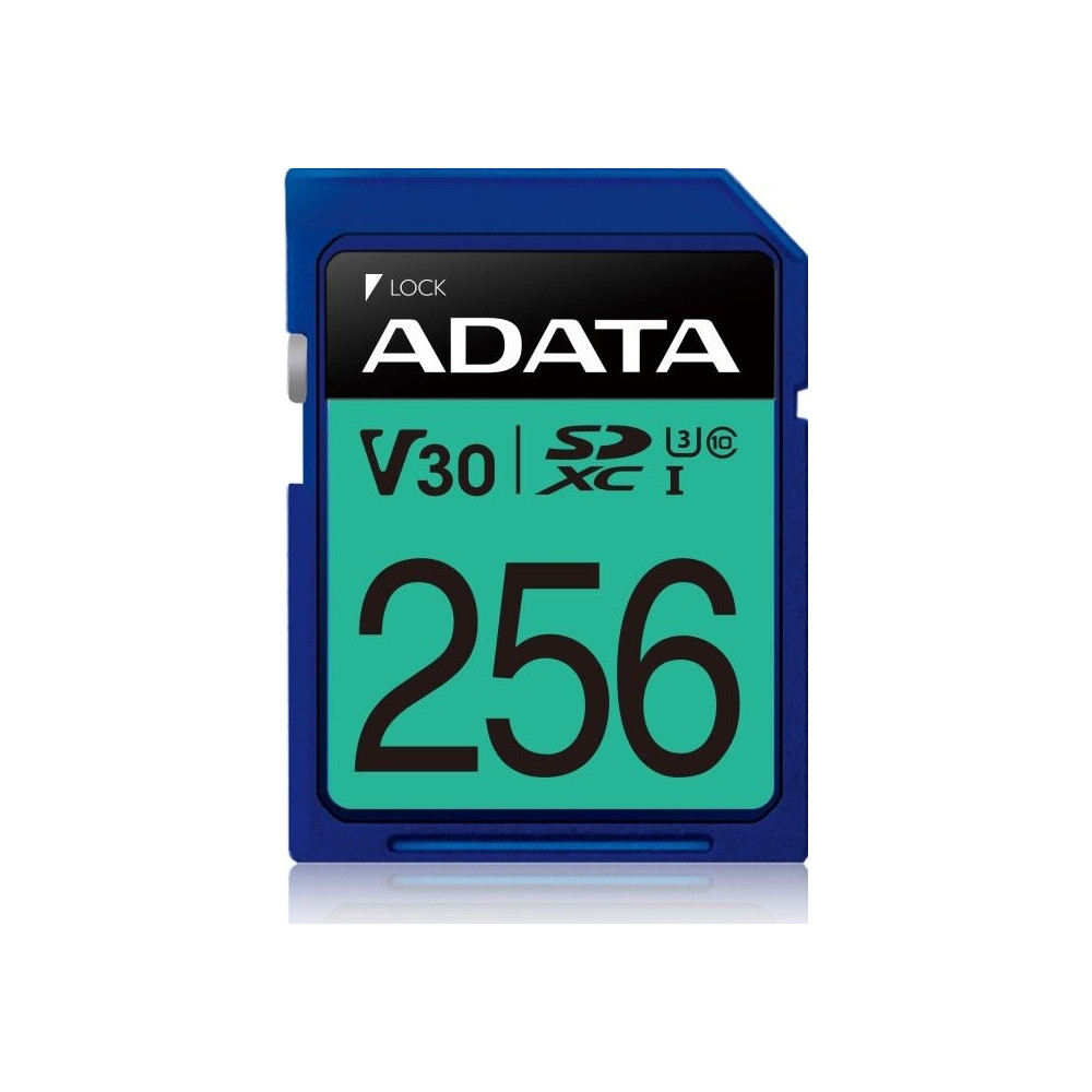 Produktbild för ADATA Premier Pro - flash-minneskort - 256 GB - SDXC UHS-I