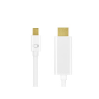 Produktbild för LogiLink adapterkabel - DisplayPort / HDMI - 1 m