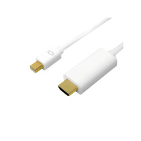 Produktbild för LogiLink adapterkabel - DisplayPort / HDMI - 1 m