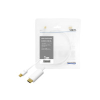 Produktbild för LogiLink adapterkabel - DisplayPort / HDMI - 1 m