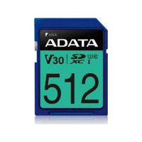 Produktbild för ADATA Premier Pro SDXC UHS-I U3 Class 10 (V30S) - flash-minneskort - 512 GB - SDXC UHS-I