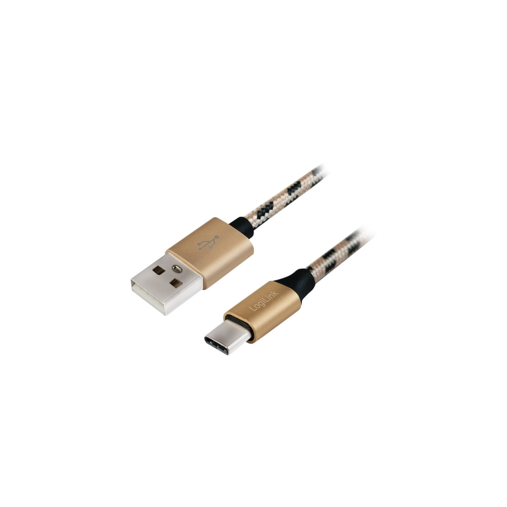 Produktbild för LogiLink - USB-kabel - USB till USB-C - 2 m