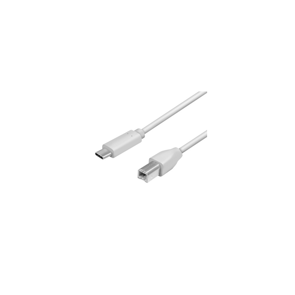 Produktbild för LogiLink - USB typ C-kabel - USB typ B till USB-C - 1 m