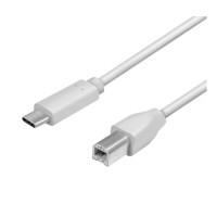 Produktbild för LogiLink - USB typ C-kabel - USB typ B till USB-C - 1 m