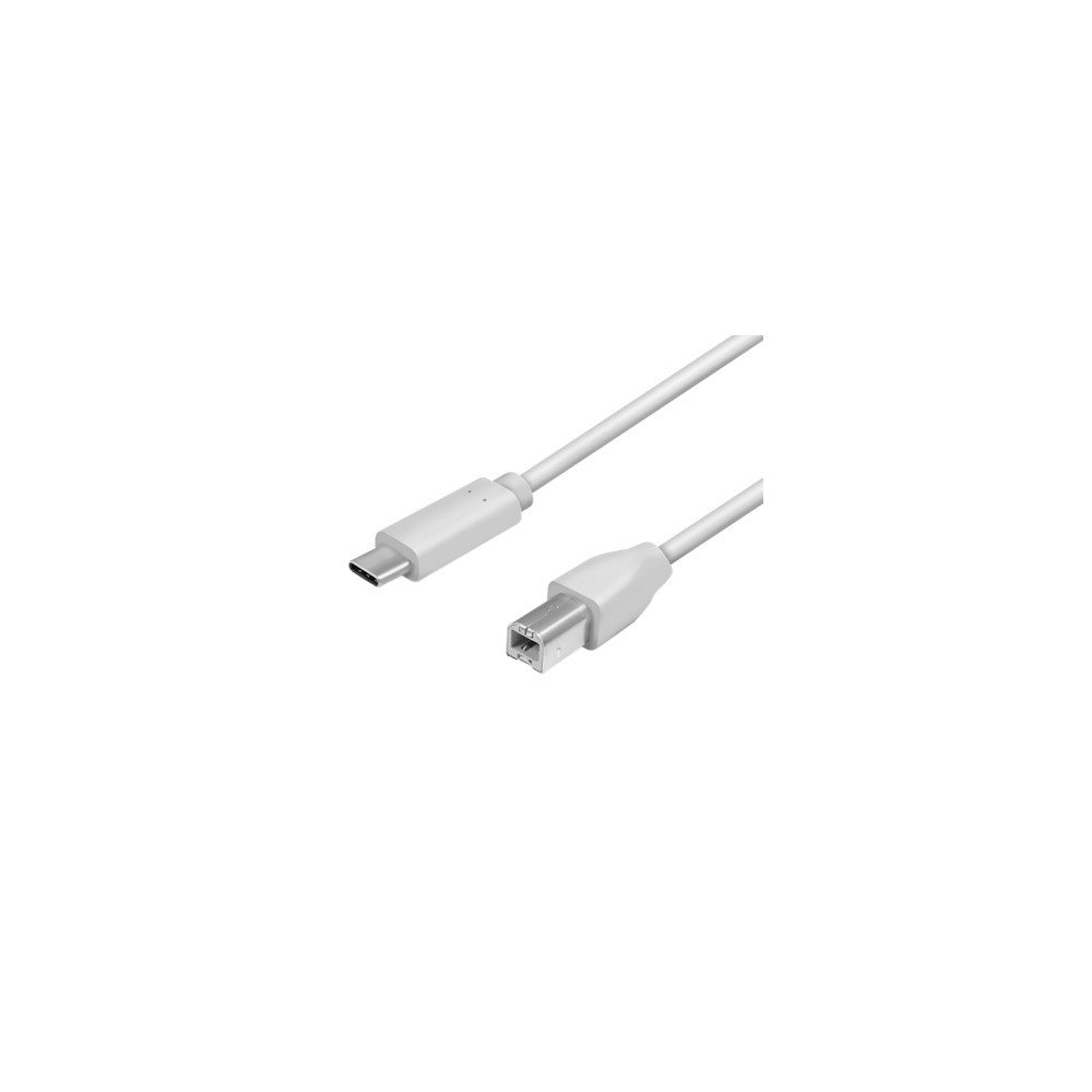 Produktbild för LogiLink - USB typ C-kabel - USB typ B till USB-C - 2 m