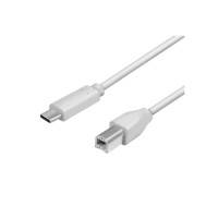 Produktbild för LogiLink - USB typ C-kabel - USB typ B till USB-C - 2 m