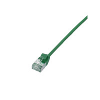 Produktbild för LogiLink Ultraflex SlimLine - patch-kabel - 0.3 m - grön, RAL 6029