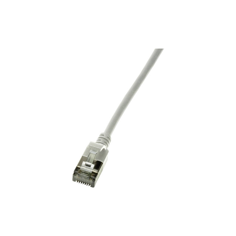 Produktbild för LogiLink SlimLine - patch-kabel - 1.5 m - grå, RAL 7035