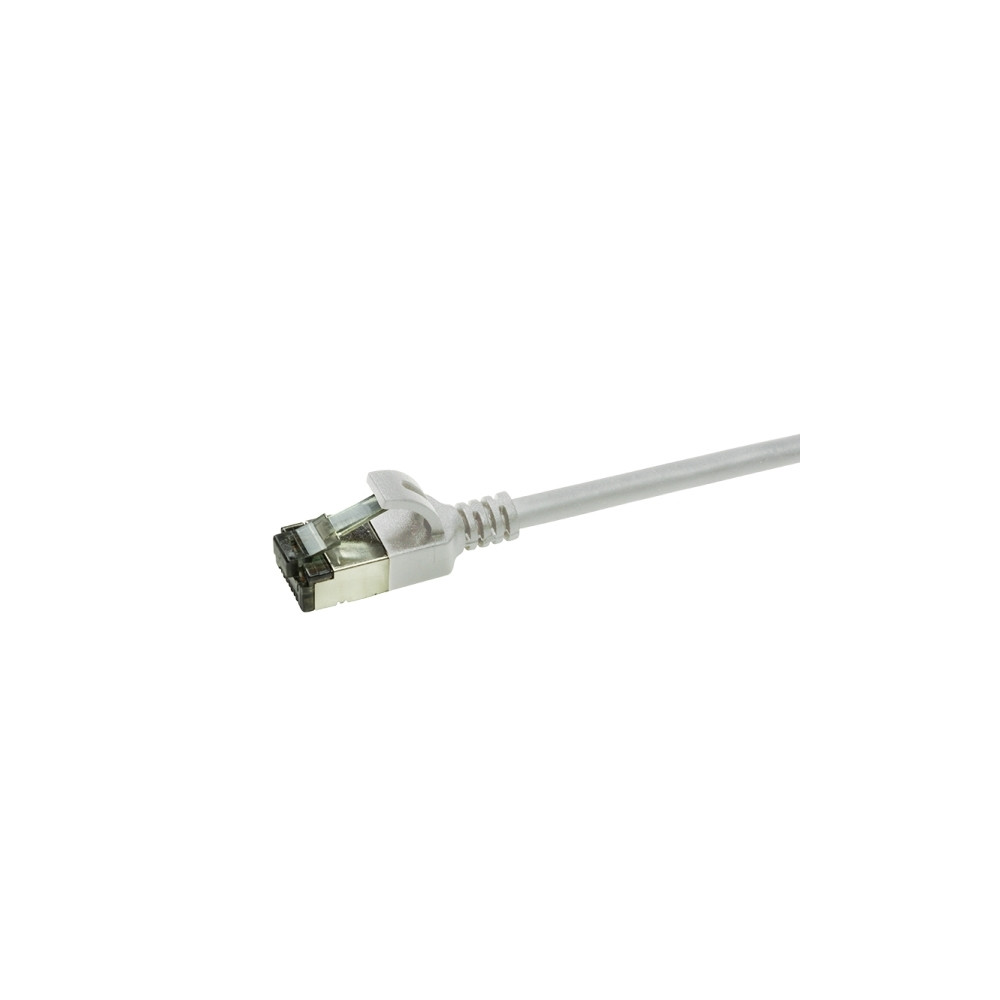 Produktbild för LogiLink SlimLine - patch-kabel - 2 m - grå, RAL 7035