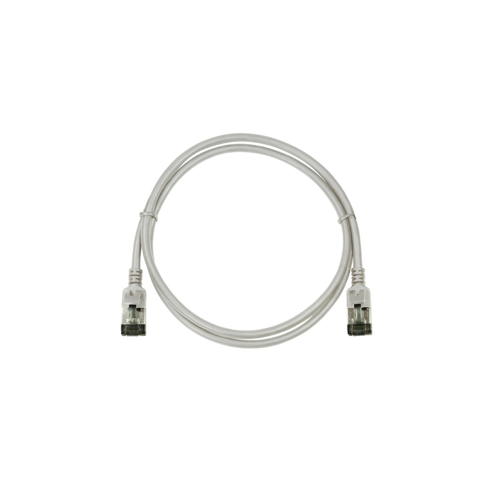 Produktbild för LogiLink SlimLine - patch-kabel - 2 m - grå, RAL 7035