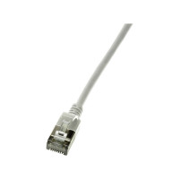 Produktbild för LogiLink SlimLine - patch-kabel - 2 m - grå, RAL 7035