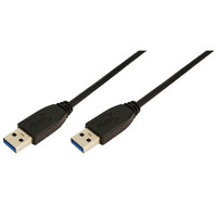 Produktbild för LogiLink - USB-kabel - USB typ A till USB typ A - 3 m