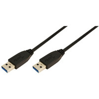 Produktbild för LogiLink - USB-kabel - USB typ A till USB typ A - 3 m