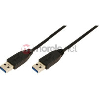 Produktbild för LogiLink - USB-kabel - USB typ A till USB typ A - 3 m