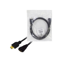 Produktbild för LogiLink High Speed with Ethernet - HDMI-förlängningskabel med Ethernet - 3 m