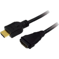 Produktbild för LogiLink High Speed with Ethernet - HDMI-förlängningskabel med Ethernet - 3 m