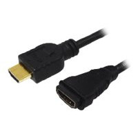 Produktbild för LogiLink High Speed with Ethernet - HDMI-förlängningskabel med Ethernet - 3 m
