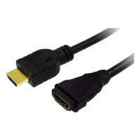 Produktbild för LogiLink High Speed with Ethernet - HDMI-förlängningskabel med Ethernet - 3 m