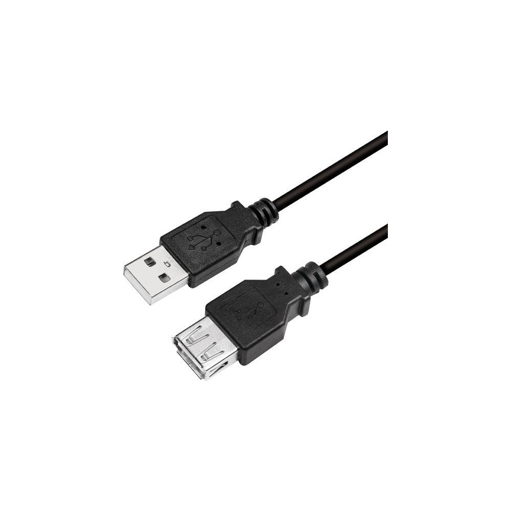 Produktbild för LogiLink - USB-förlängningskabel - USB till USB - 3 m