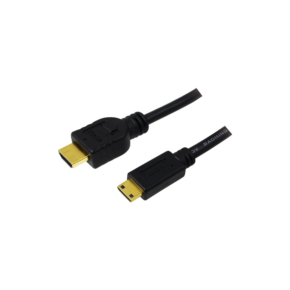 Produktbild för LogiLink High Speed with Ethernet - HDMI-kabel med Ethernet - 1 m