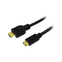 Produktbild för LogiLink High Speed with Ethernet - HDMI-kabel med Ethernet - 1 m