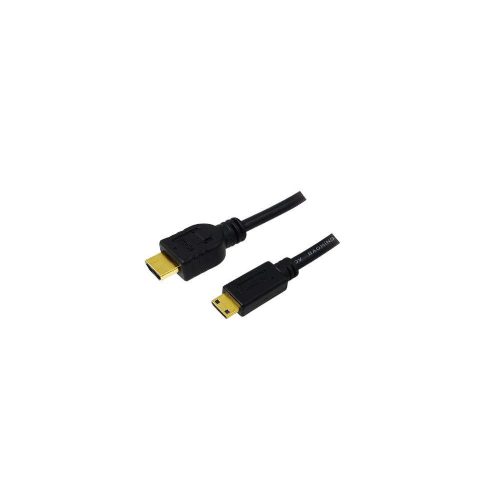 Produktbild för LogiLink High Speed with Ethernet - HDMI-kabel med Ethernet - 1 m