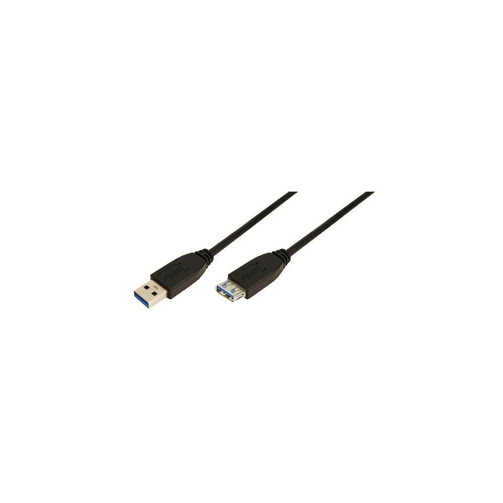 Produktbild för LogiLink - USB-förlängningskabel - USB typ A till USB typ A - 1 m