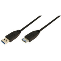 Produktbild för LogiLink - USB-förlängningskabel - USB typ A till USB typ A - 1 m