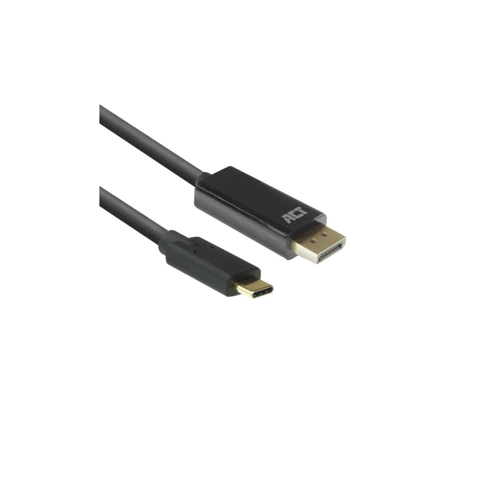 Produktbild för ACT - videoadapterkabel - USB-C till DisplayPort - 2 m