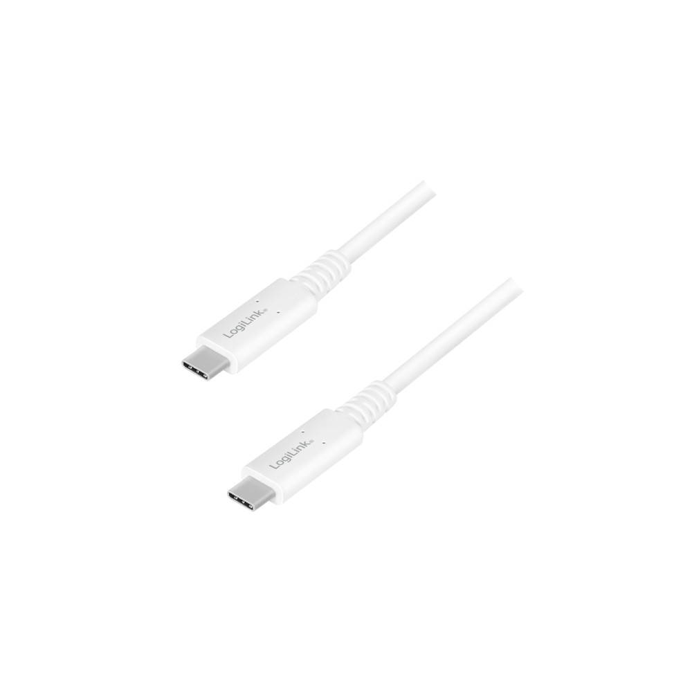Produktbild för LogiLink - USB typ C-kabel - USB-C till USB-C - 0.8 m