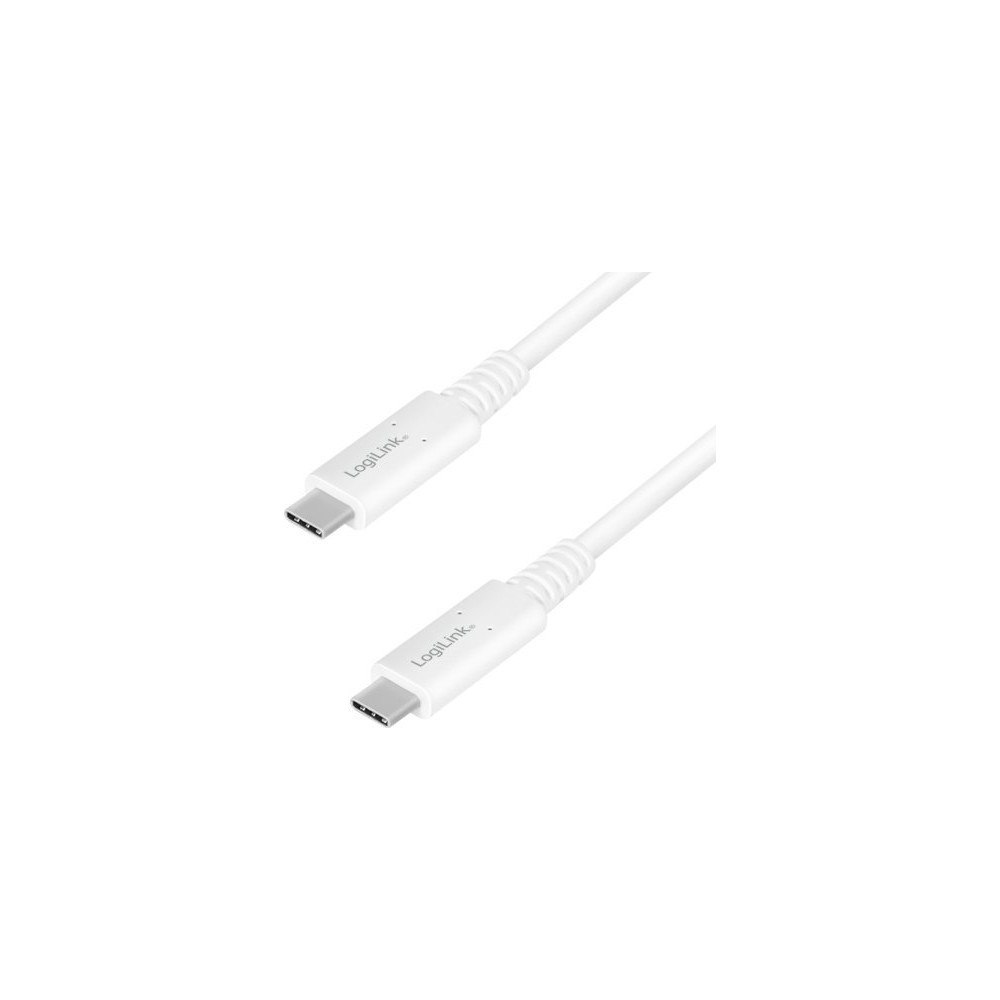 Produktbild för LogiLink - USB typ C-kabel - USB-C till USB-C - 0.8 m