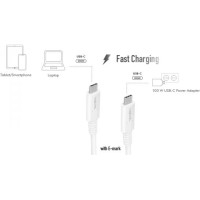 Produktbild för LogiLink - USB typ C-kabel - USB-C till USB-C - 0.8 m