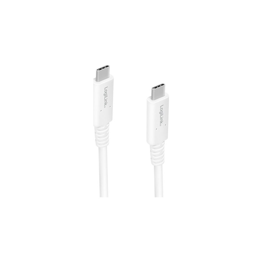 Produktbild för LogiLink - USB typ C-kabel - USB-C till USB-C - 0.8 m
