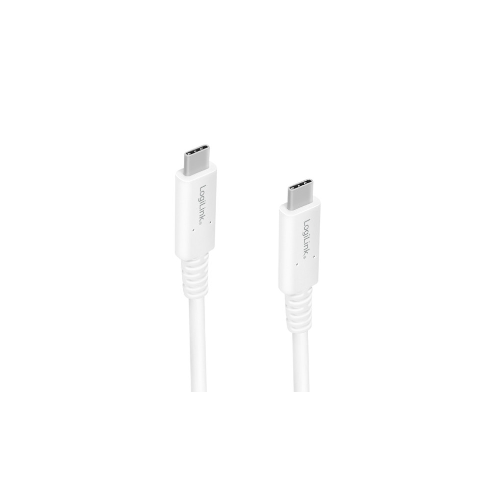 Produktbild för LogiLink - USB typ C-kabel - USB-C till USB-C - 0.8 m
