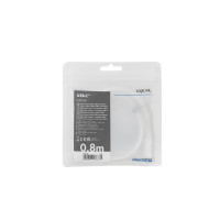 Produktbild för LogiLink - USB typ C-kabel - USB-C till USB-C - 0.8 m