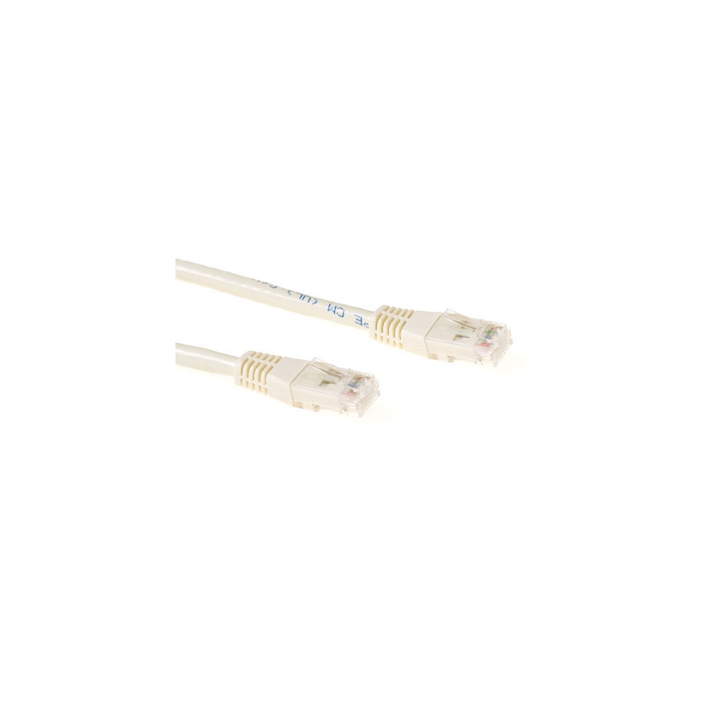 Produktbild för ACT patch-kabel - 25 m - offwhite, RAL 1015