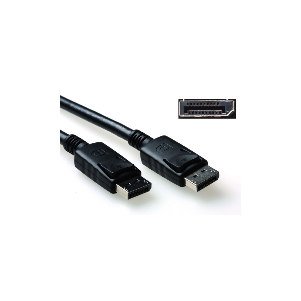 Produktbild för ACT - DisplayPort-kabel - DisplayPort till DisplayPort - 1 m