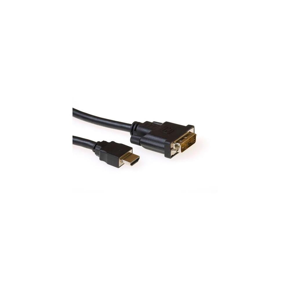 Produktbild för ACT adapterkabel - HDMI / DVI - 1 m