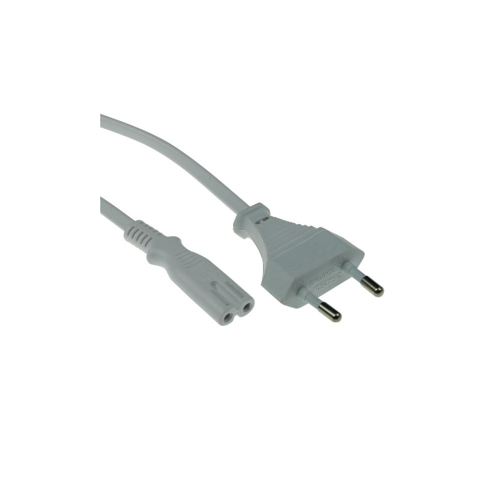 Produktbild för ACT - strömkabel - Eurokontakt till power IEC 60320 C7 - 1.5 m