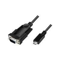 Produktbild för LogiLink - seriell adapter - USB-C 2.0 - RS-232 x 1