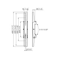 Produktbild för Vogel's Professional PFS 3304 monteringskomponent - för LCD-display - svart
