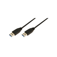 Produktbild för LogiLink - USB-kabel - USB typ A till USB typ A - 1 m