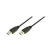 Produktbild för LogiLink - USB-kabel - USB typ A till USB typ A - 1 m